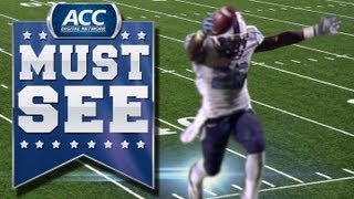 UNC Gio Bernard Scores Crazy Touchdown  ACC Must See Moment [upl. by Joceline]