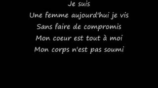 Sofia Essaidi Femme daujourdhuiparoleslyrics [upl. by Aramanta510]