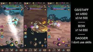 Tailed Demon Slayer  Damage comparison gsstaff bow cdr vision build [upl. by Oir]