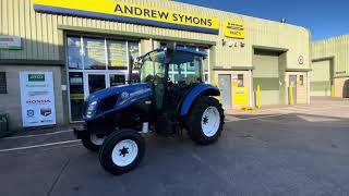 Andrew Symons Ltd New Holland T455 Tractor Walk Around Video 31019235 AG [upl. by Dewie878]