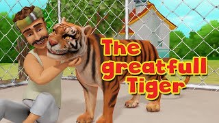 The Grateful Tiger  Moral Stories for Kids in English  Infobells [upl. by Colet]