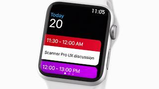 Calendars 5 by Readdle adds a stunning Apple Watch app [upl. by Kcirdled249]