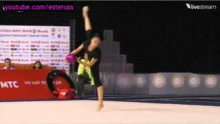 Margarita Mamun Training Ball  World Cup Minsk 2014 [upl. by Rahman]