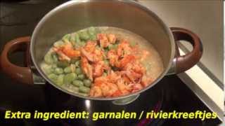 Risotto maken kan iedereen  Risotto met garnalen en tuinbonen [upl. by Akvir320]