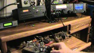 WD6DBM Straight Key Night 2012  Elecraft KLine [upl. by Astrahan483]