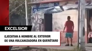 Ejecutan a hombre al exterior de una vulcanizadora en Querétaro [upl. by Jorin]