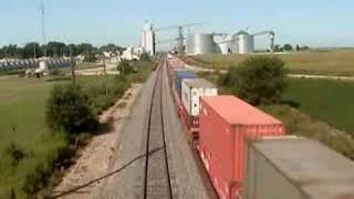 BNSF 5470 West Ransom IL 81608 [upl. by Ydnolem293]