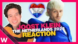 🇳🇱 Joost Klein – Europapa REACTION  Netherlands Eurovision 2024 [upl. by Aleina]