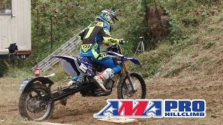 2018 AMA Pro Hillclimb SeriesFreemansburg 2 Round 9 Highlights [upl. by Eetsim]