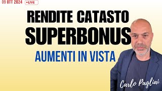 Superbonus amp Catasto aumenti rendite in vista [upl. by Yrrem]