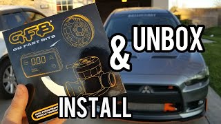 GFB Respons BOV for Ralliart Evo unboxing and install [upl. by Quenna]