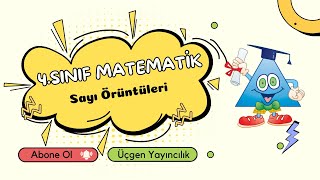 4 Sınıf Matematik  Sayı Örüntüleri [upl. by Eibbil]