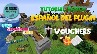 PLUGINS MINECRAFT  TUTORIAL VOUCHERS ITEMS ESPAÑOL BIEN EXPLICADO  SPIGOTBUKKIT SERVERS [upl. by Reteid]