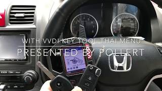 Generate and program Honda CRV 2010 with Vvdi Key Tool Presented by Pollert [upl. by Eatnuhs]