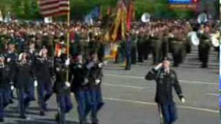 US Military Marches At Red Square  Victory Day Parade in Moscow 3 [upl. by Meingolda862]