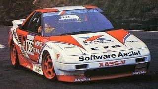 Toyota MR2 ADVAN AW11  220Hp620Kg Gymkhana Monster  Rare Footage [upl. by Monafo]