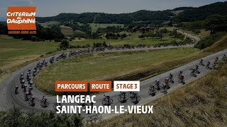 Critérium du Dauphiné 2021  Découvrez létape 3 [upl. by Yhotmit]