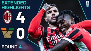 MILANVENEZIA 40  EXTENDED HIGHLIGHTS  SERIE A 202425 [upl. by Nerraf743]