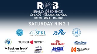 FCI Rally Obedience World Championship 2024 Saturday Ring 1 [upl. by Annovad]