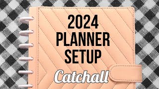 2024 Planner Setup Series Setting up my Dashboard Happy Planner Catchall [upl. by Carlota]