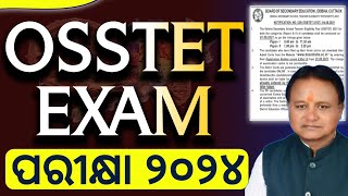 OSSTET exam date 2024  osstet exam online Apply date 2024  otet exam notification 2024 BSE odisha [upl. by Abana]