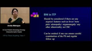 Managing ITP  Dr Amita Mahajan shares her views [upl. by Anitel813]