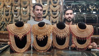 Bridal Goldplated Jewellery full set collection and price In Bangladesh 2023 [upl. by Tega]