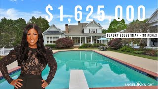 Atlantas Million Dollar Listings  30 ACRES  Luxury Equestrian Real Estate By AngelKnightcom [upl. by Norraj]