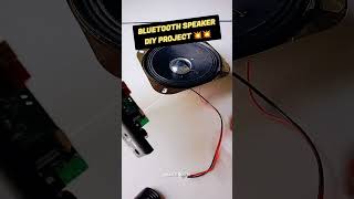 Bluetooth speaker DIY project 🥵😱 bluetoothspeaker diy project [upl. by Tuddor]