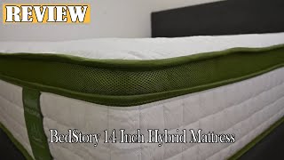 BedStory 14 Inch Hybrid Mattress Review  Is It Worth It [upl. by Sylas]