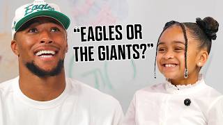 Eagles Players Get Interviewed By Kids [upl. by Euridice]