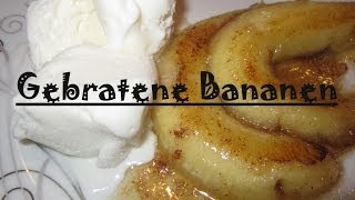 Gebratene Bananen mit Honig  Schnelles Dessert [upl. by Rodmun]