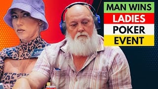 MAN WINS LADIES POKER TOURNAMENT  Poker Controversy and Outrage [upl. by Nohsav]