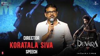 Koratala Siva Speech at Devara Success Celebrations  NTR  Janhvi Kapoor  Anirudh Ravichander [upl. by Hanas]