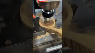 Wooden spoon inner hole test machine cncprocessing [upl. by Anytsyrk144]