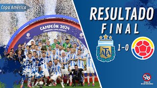 ¡Argentina Campeón⚽Argentina 10 Colombia EN VIVO  Copa América FINAL [upl. by Kesley]