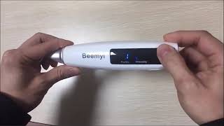 Beemyi Laser Picosecond Pen Red Blue Light Therapy Tattoo Remove Freckle Acne Mole Dark Spot Pigment [upl. by Cornish]