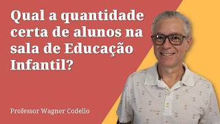 Qual a quantidade de crianças por sala na Educação Infantil [upl. by Amerak719]