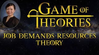 Job DemandsResources theory JDR  Organizational stress  burnout Game of theories 30 [upl. by Cassiani]