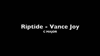 Riptide Vance Joy in C Major [upl. by Nitas]