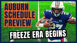 2023 Auburn Football Schedule Preview GameByGame Analysis [upl. by Elburt679]