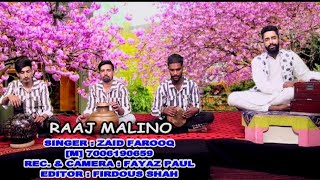 LAGYA LAGYA RAJ MALINO  Zaid Farooq  superhitkashmirisong2021 [upl. by Dorn684]