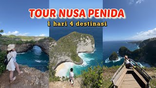 ONE DAY TRIP NUSA PENIDA LANGSUNG 4 DESTINASI SEKALIGUS  SERU CAPEK SEHARIAN  78 [upl. by Inaffit]