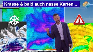 Krasse amp bald auch nasse Karten Von sehr mild bis schneereich amp kalt [upl. by Ferri]