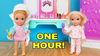 Elsie and Annie Morning Routine Kids Stories  1 Hour Video [upl. by Luthanen881]