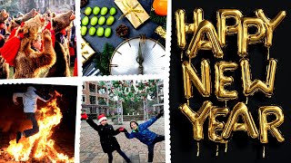 New Years Eve Traditions Around The World [upl. by Eynaffit]