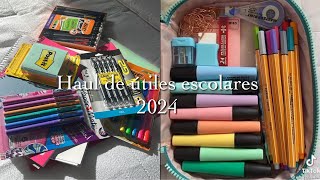 Haul de Utiles Escolares 2024 l StationeryPal [upl. by Diaz854]