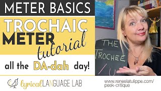 How to Write in Trochaic Meter Tutorial  Poetic Meter amp Rhyme Basics [upl. by Service90]