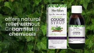 Herbion Naturals Ivy leaf Cough Syrup  All Natural  SugarFree [upl. by Chenay]