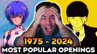 The Most Popular Anime Opening of Each Year 19752024  REACTION [upl. by Edniya689]